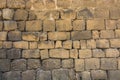 traditional basalt stone wall