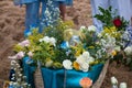 Traditional basket of gifts offered to YemanjÃÂ¡ during the YemanjÃÂ¡ Festival