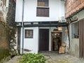 Traditional basketry on jewish neighborhood in Hervas, Spain