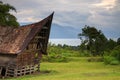 Traditional Batak house in Northern Sumatra Royalty Free Stock Photo