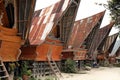 Traditional Batak Houses Royalty Free Stock Photo