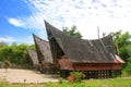 Traditional Batak houses on Samosir island, Sumatra, Indonesia