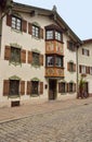 Traditional Bavarian house. Fussen, Germany Royalty Free Stock Photo