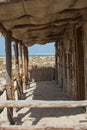 Traditional Beachhut at Jebel Ali Wildlife Sanctuary Royalty Free Stock Photo