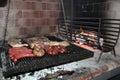 Traditional argentinian asado barbeque from argentina tradition bbq from Argentine brazil paraguay uruguay and chile