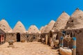 Traditional beehive mud brick desert houses