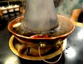 A traditional Chinese hotpot