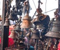 Traditional bells at hindu temple