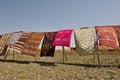 Traditional berber carpets for sale in Morocco