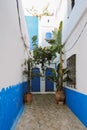 Traditional berber houses in Asilah, Morocco