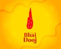 traditional bhai dooj celebration background for family relation and bond