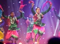 Traditional bhangra dance, Mystic India show at Bahrain