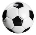 Traditional black and white football