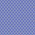 Traditional blue pixel seamless square pattern