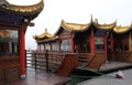Traditional boat restaurant at the West Lake in Hangzhou, China