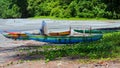 Wooden boat used by local fishermen for fishing. Royalty Free Stock Photo