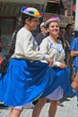 Traditional Bolivian Dancers Royalty Free Stock Photo