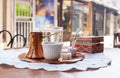 Bosnian coffee in Sarajevo