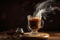 Traditional Bosnian Turkish Coffee: An Explosion of Flavor coffee splash - Ai generated