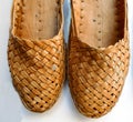 Traditional Braided sandals, Rajasthan, India Royalty Free Stock Photo