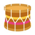 Traditional brazilian drum Percussion instrument Vector