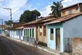 Traditional Brazilian Portuguese Colonial Architecture Royalty Free Stock Photo