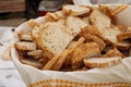 Traditional bread made by Saxons in Transylvania, Romania Royalty Free Stock Photo