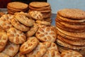 Traditional bread and pastries in a confectionary