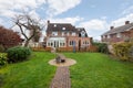 Traditional brick built extended detached house Royalty Free Stock Photo