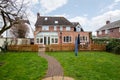 Traditional brick built extended detached house Royalty Free Stock Photo