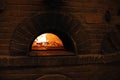 Traditional brick oven for baking pizza Royalty Free Stock Photo