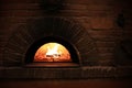 Traditional brick oven for baking pizza Royalty Free Stock Photo