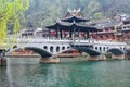 Traditional bridge in Fenghuang old city Phoenix Ancient Town,Hunan Province, China