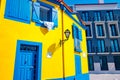 Traditional house facade in Aveiro, Portugal Royalty Free Stock Photo