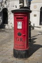 Traditional british red letter box Gibraltar