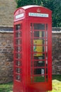 Traditional British Telephone Boxconverted to defibrillator