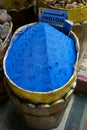 A Bucket of Indigo Pigment