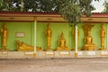 Traditional Buddha statues in Nabo Noi Royalty Free Stock Photo