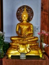 Traditional Buddhist statue from Bodhinyanarama Buddhist Monastery in New Zealand