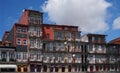 traditional building with balconies, Porto, Portugal Royalty Free Stock Photo