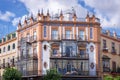 Traditional building with bow windows, Triana district, Seville