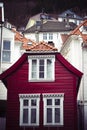 Traditional building in the city of Bergen in Norway Royalty Free Stock Photo