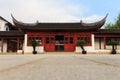 Traditional building in Confucius temple in Shanghai