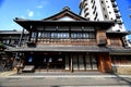 Traditional building near Futamiokitama Shrine and Sacred Meoto Iwa (Wedded Rocks)