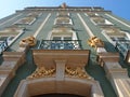 Traditional building with ornaments registry office ,Szczecin, poland