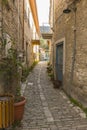 Traditional building and street on Cyprus Royalty Free Stock Photo