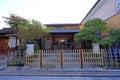 Traditional buildings near Kiyomizu-dera temple, a Buddhist Temple in Kiyomizu, Higashiyama Ward, Royalty Free Stock Photo