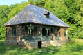 Old home with roofs covered with shingle