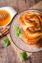 Traditional Bulgarian Christmas Pita Bread Royalty Free Stock Photo