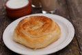 Traditional Bulgarian pastry Banitsa Royalty Free Stock Photo